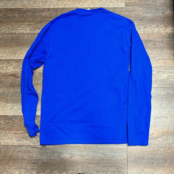 The Ring royal blue Halloween trick r treat long sleeve t-shirt size medium woot - Picture 5 of 5